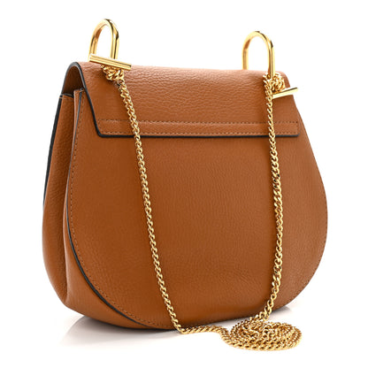 Chloe Grained Lambskin Drew Shoulder Bag Caramel 2 of 9