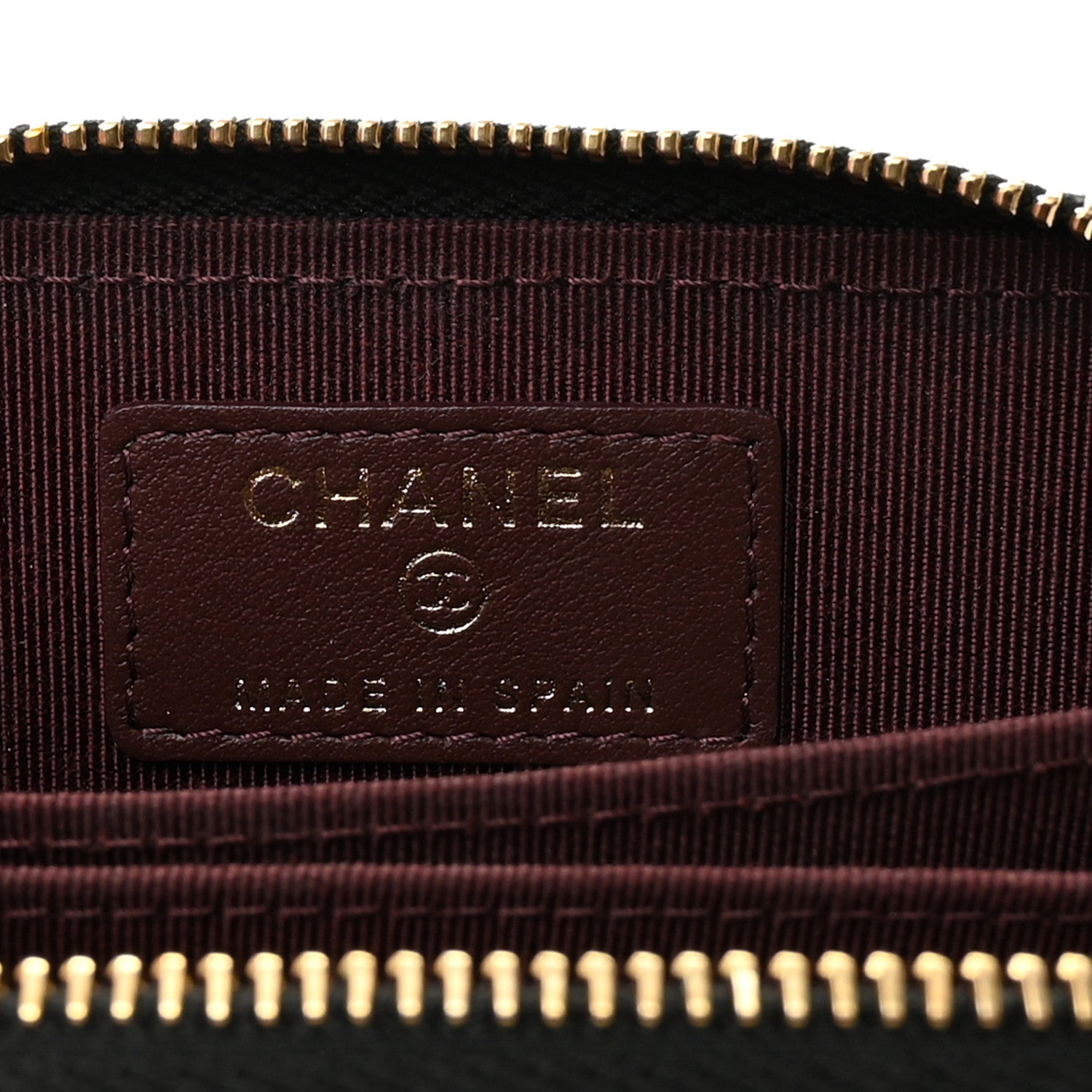 Chanel Caviar Quilted Zip Coin Purse Black 6 of 7