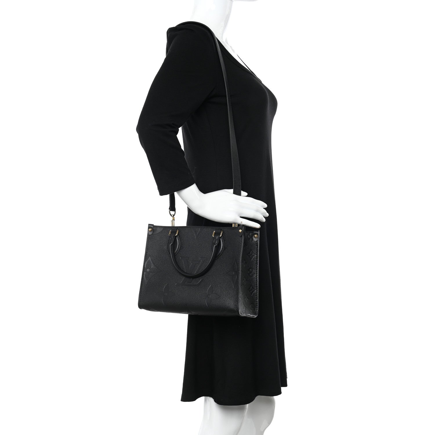 Louis Vuitton Empreinte Monogram Giant Onthego PM Black 2 of 10