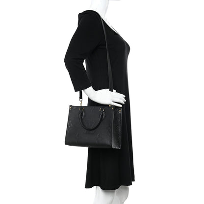 Louis Vuitton Empreinte Monogram Giant Onthego PM Black 2 of 10