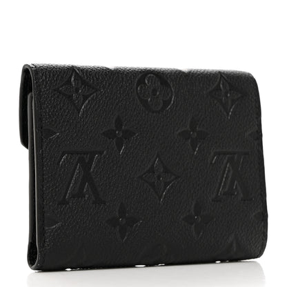 Louis Vuitton Empreinte Victorine Wallet Black 5 of 7