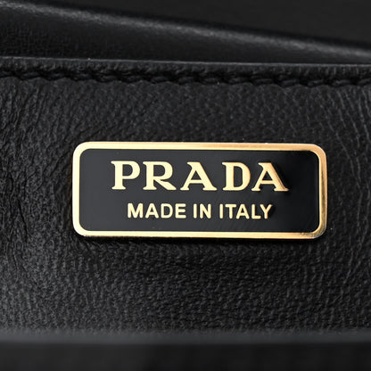 Prada City Calf Saffiano Large Cahier Bag Black 7 of 10