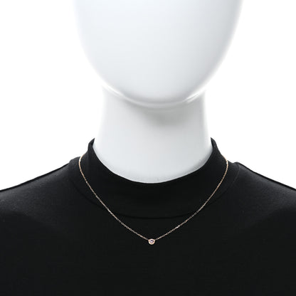Cartier 18K Pink Gold Pink Sapphire D'Amour Pendant Necklace 2 of 5