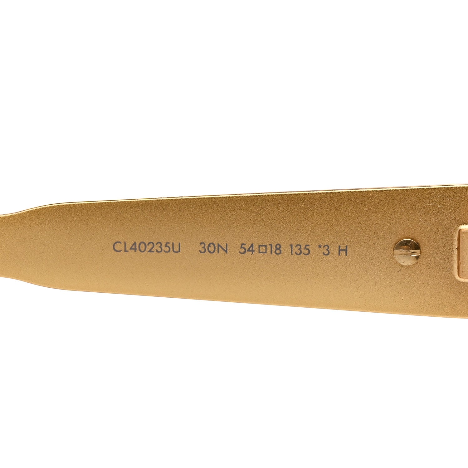 Celine Metal Triomphe 01 Sunglasses CL40235U Gold Green 5 of 7