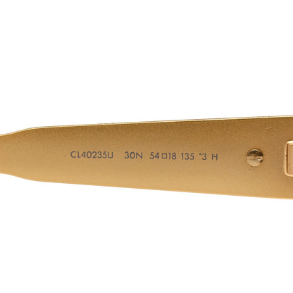 Celine Metal Triomphe 01 Sunglasses CL40235U Gold Green 5 of 7