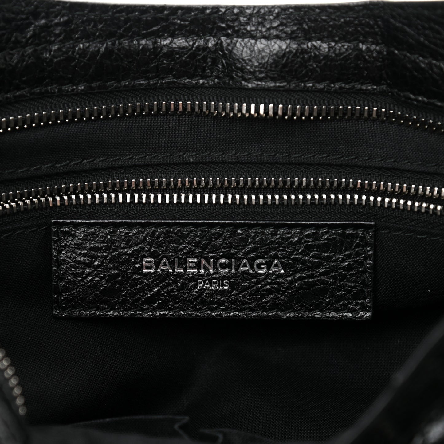 Agneau Classic Silver Hardware S City Black
