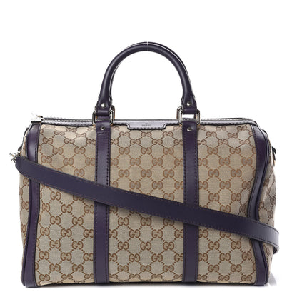 Gucci Monogram Medium Joy Boston Purple 1 of 12