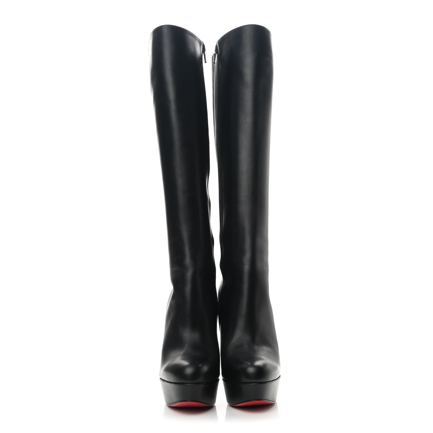Calfskin Bianca Botta 140 Knee Boots 35 Black