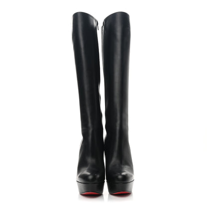 Christian Louboutin Calfskin Bianca Botta 140 Knee Boots 35 Black 2 of 6