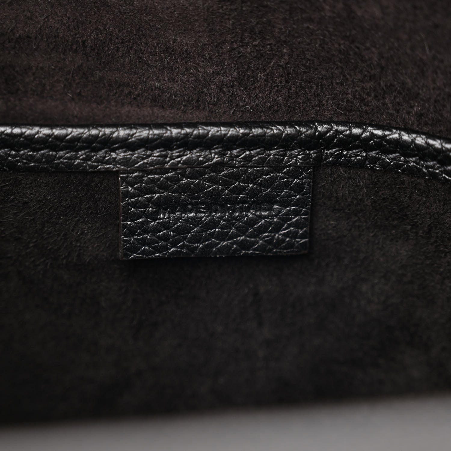 Celine Drummed Calfskin Nano Luggage Black 6 of 10