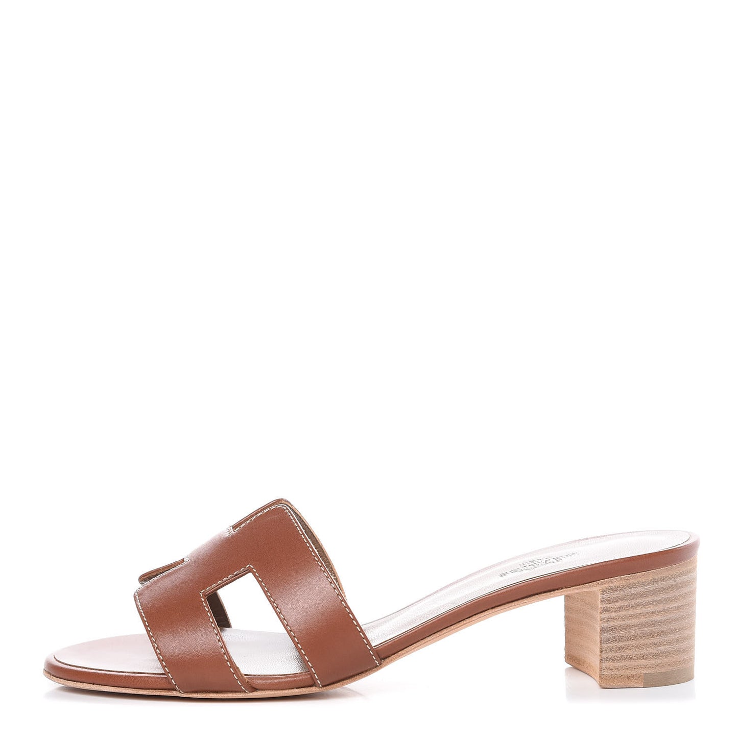 Calfskin Oasis Sandals 36 Gold
