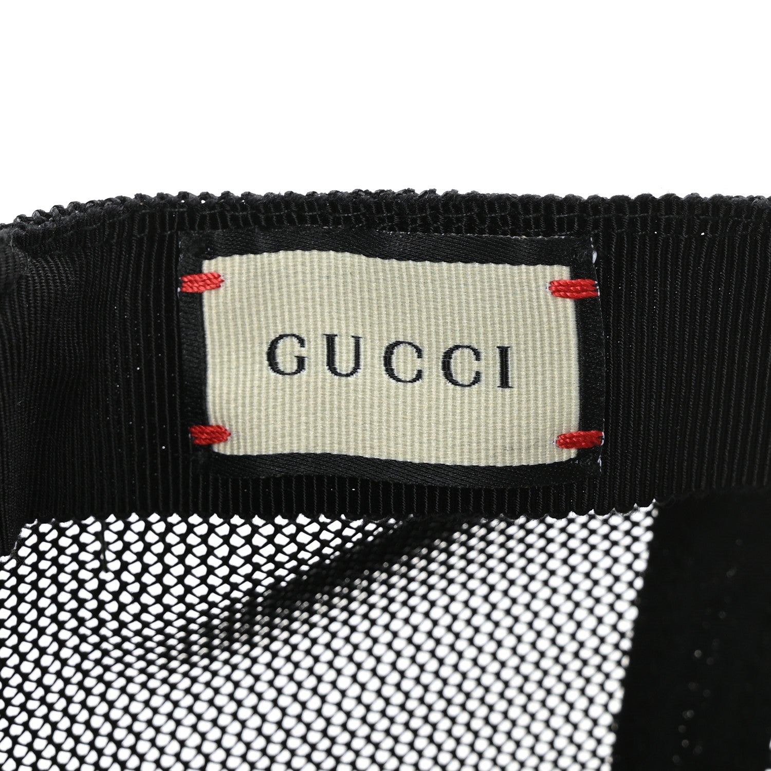 Gucci GG Supreme Monogram Angry Cat Embroidered Baseball Hat S Black 8 of 8