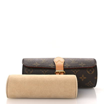 Louis Vuitton Monogram 3 Watch Travel Case 3 of 10