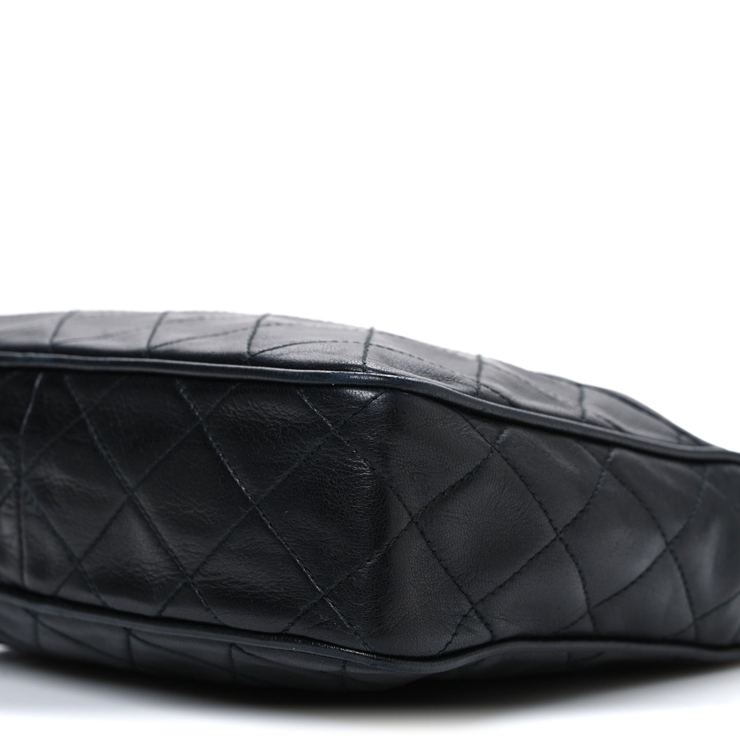 Chanel Lambskin Quilted CC Tassel Camera Case Black 13 of 13