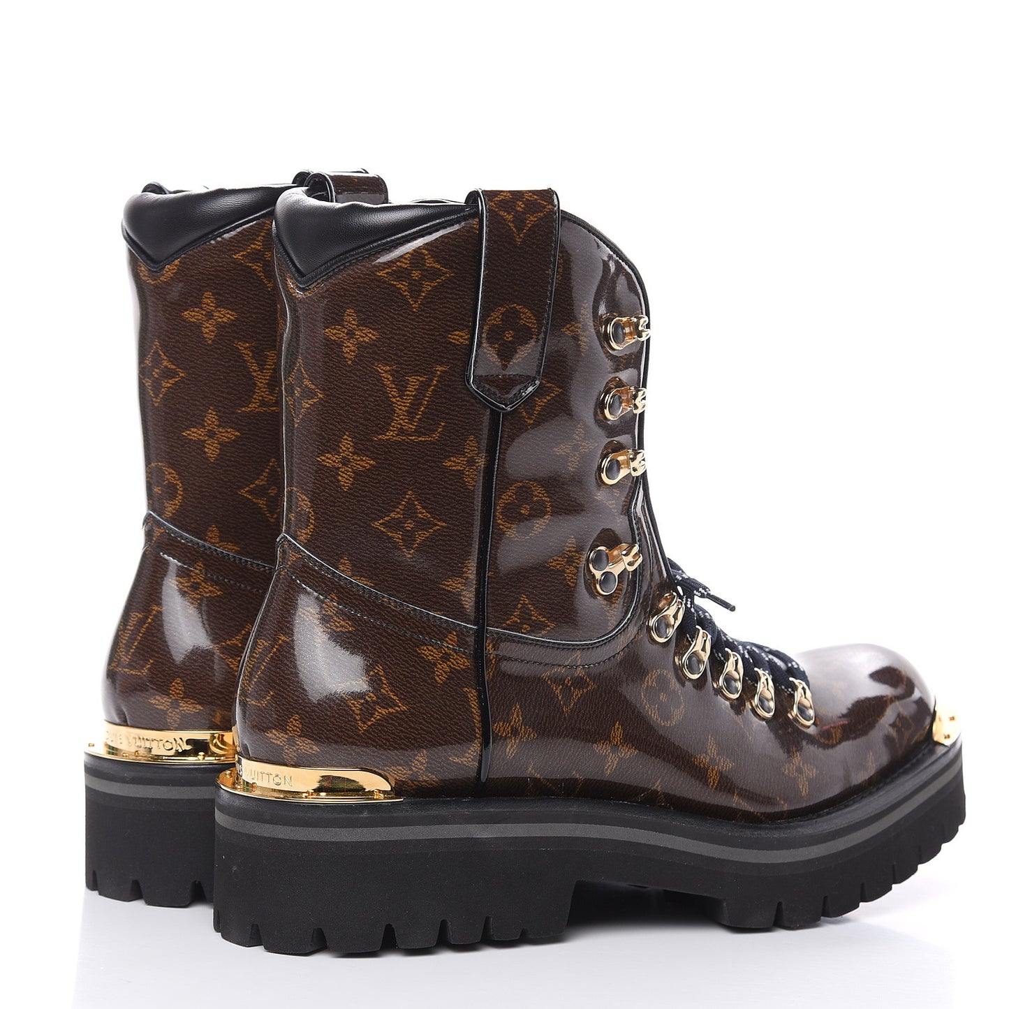 Monogram Glaze Mens Outland Ankle Boots 8 Ebene
