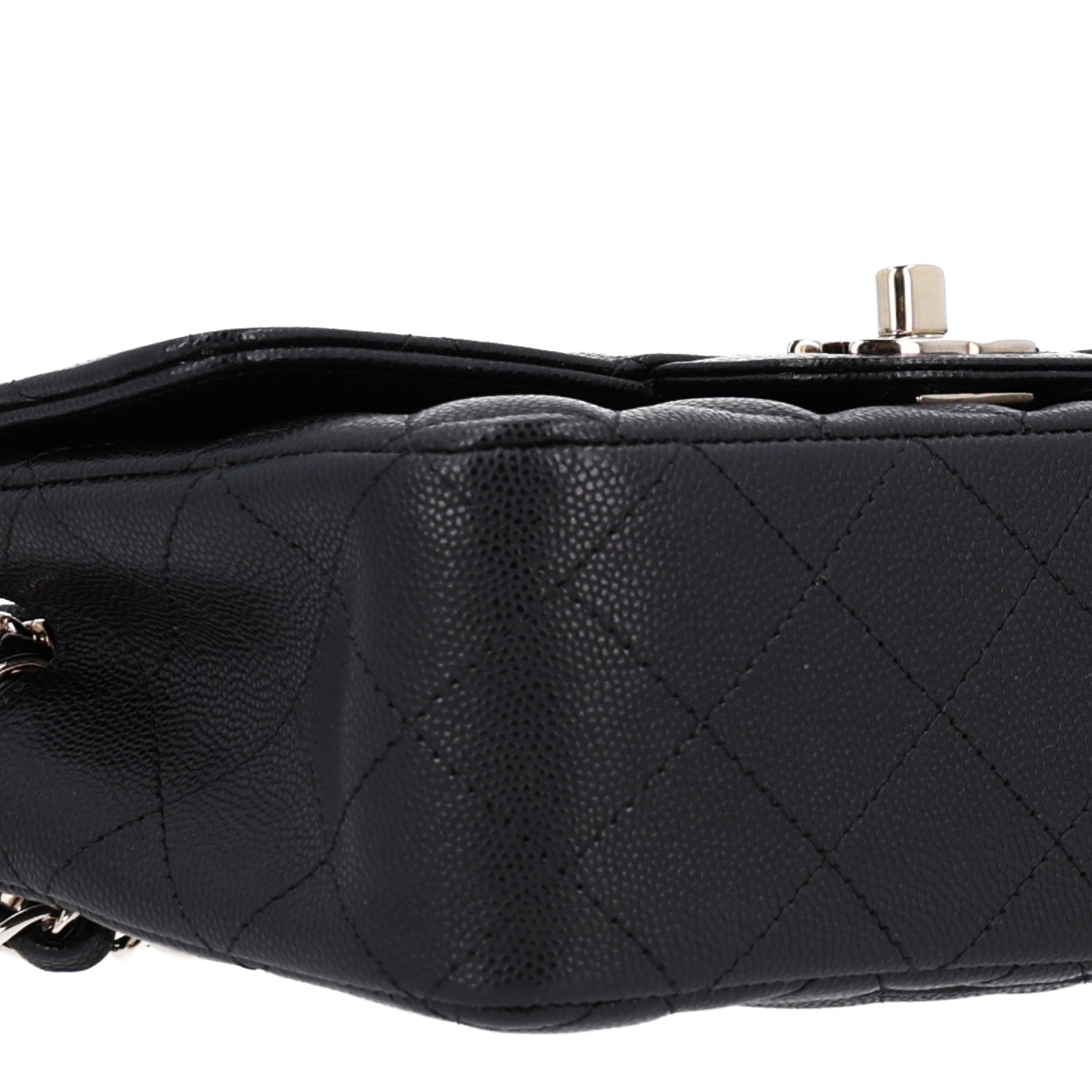Chanel Caviar Quilted Mini Rectangular Flap Black 10 of 11