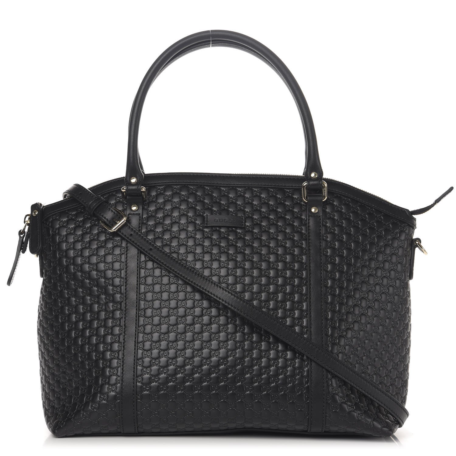 Gucci Soft Microguccissima Dome Satchel Black 1 of 11