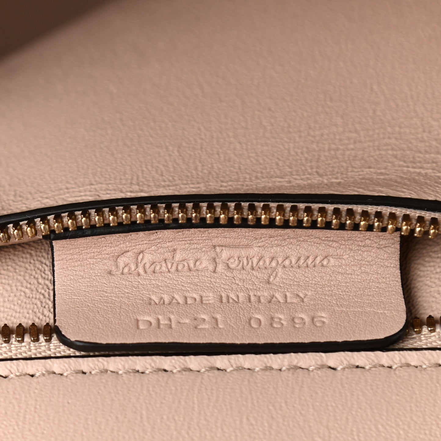 Calfskin Frame Satchel Light Pink