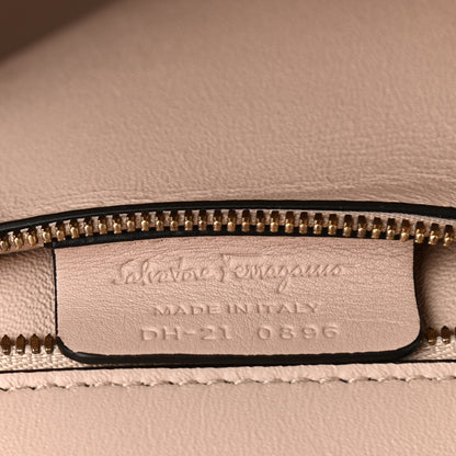 Salvatore Ferragamo Calfskin Frame Satchel Light Pink 7 of 10