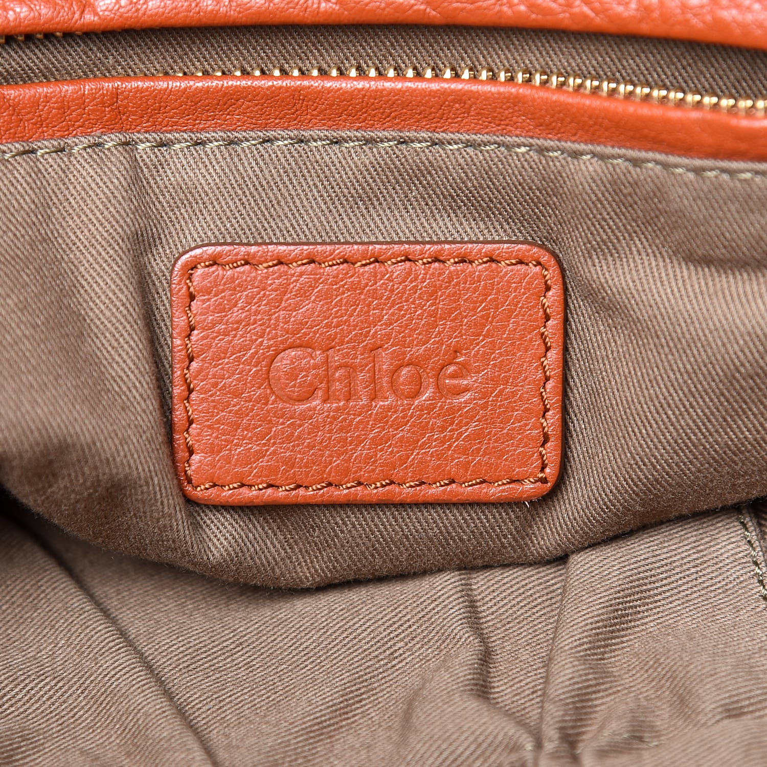 Chloe Calfskin Large Marcie Satchel Maple Leaf 7 of 13