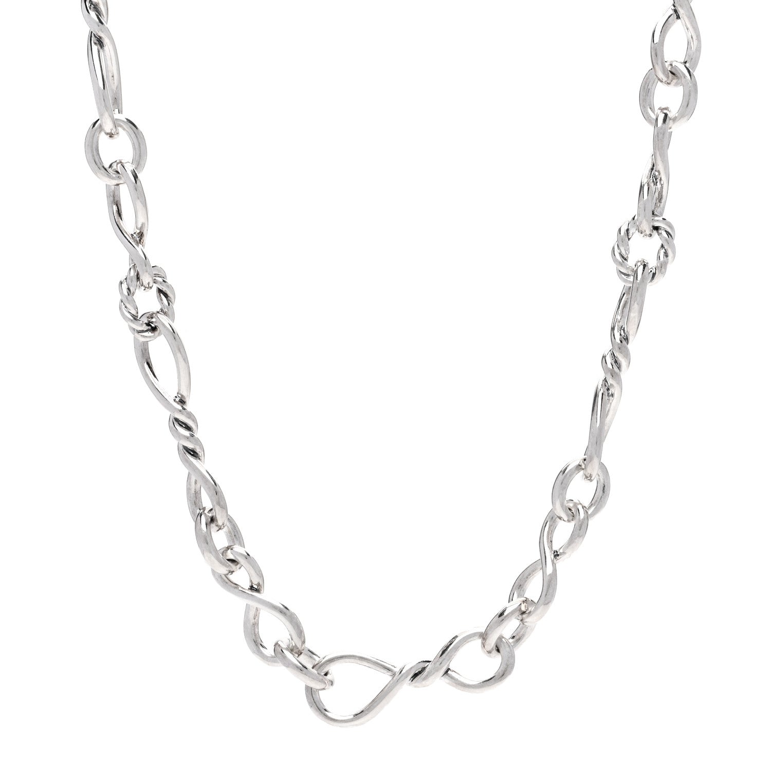 David Yurman DAVID YURMAN Sterling Silver Continuance Chain Necklace 1 of 5