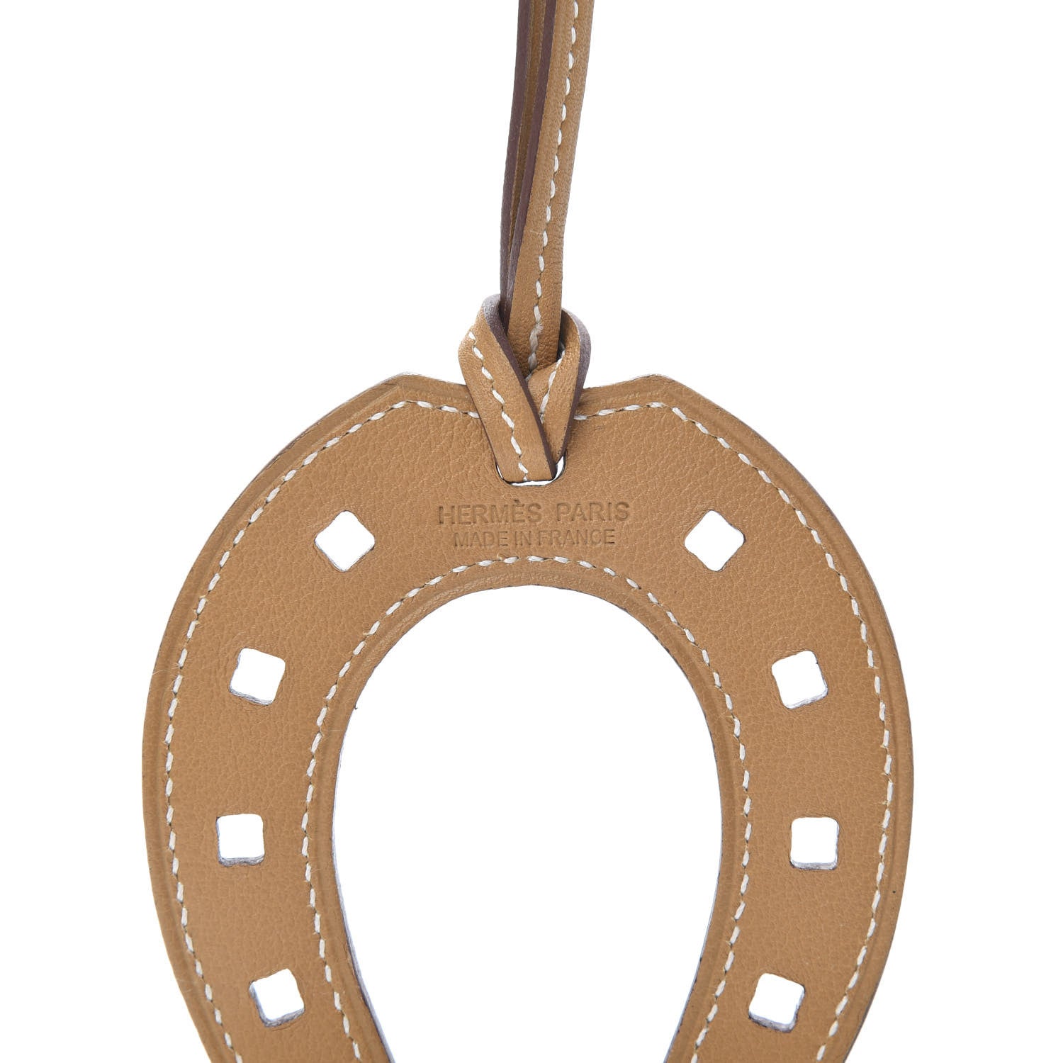 Hermes Swift Horseshoe Bag Charm Kraft 3 of 4