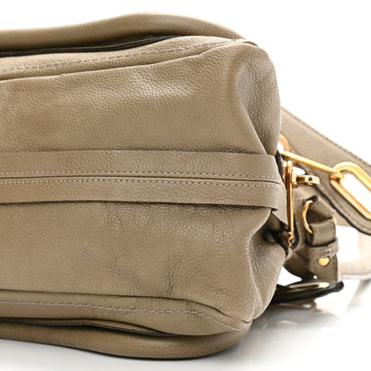 Chloe Calfskin Medium Paraty Barbour Khaki 10 of 20