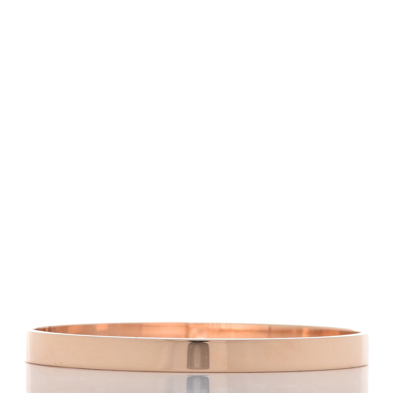 Hermes 18K Rose Gold Diamond PM Kelly Pave Bracelet ST 3 of 4