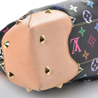 Louis Vuitton Monogram Multicolor Judy MM Black 9 of 10