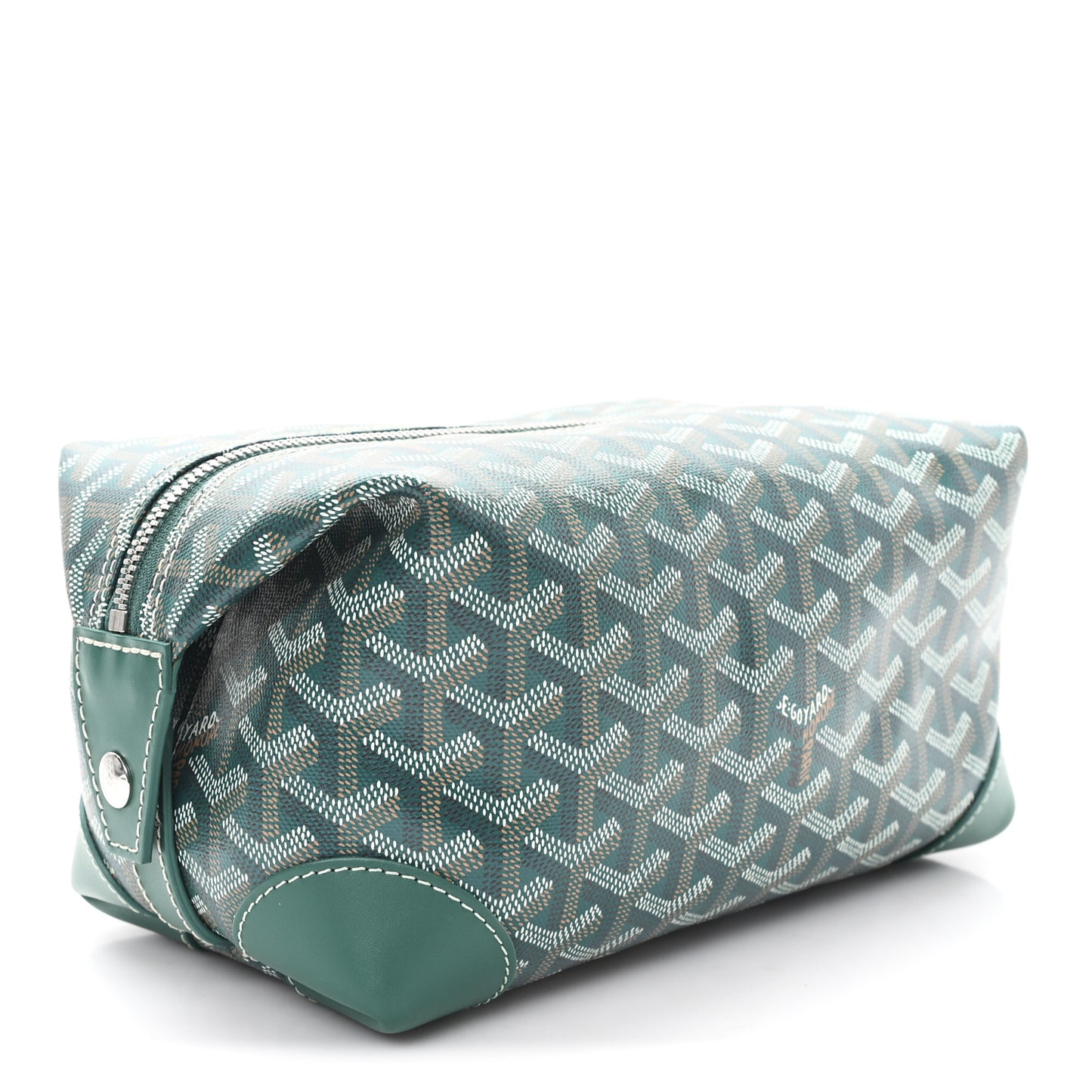 Goyardine Boeing 25 Trousse de Toilette Green