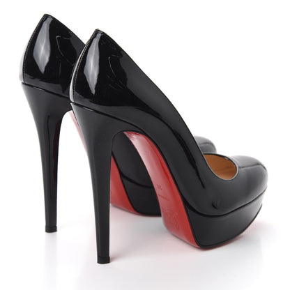 Christian Louboutin Patent Bianca 140 Pumps 38 Black 4 of 9
