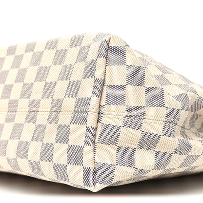 Louis Vuitton Damier Azur Graceful MM Rose Ballerine 8 of 8