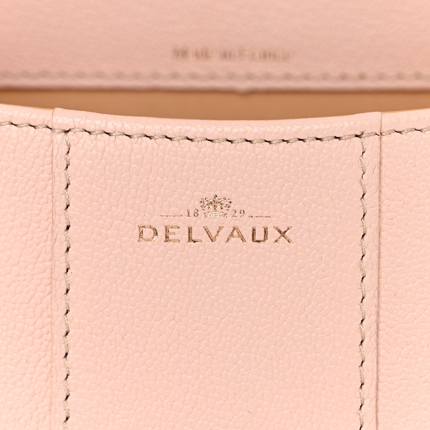 Grained Calfskin Mini Brillant Satchel Light Pink