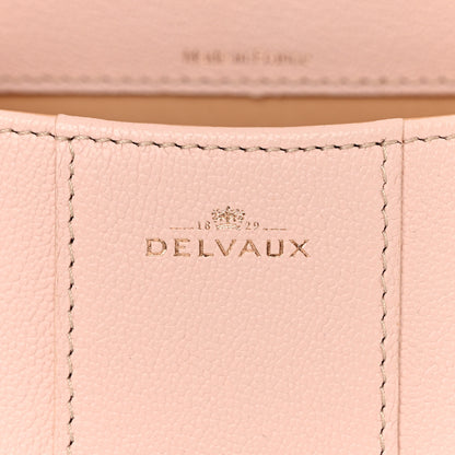 Delvaux Grained Calfskin Mini Brillant Satchel Light Pink 6 of 14