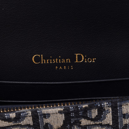 Christian Dior Oblique Saddle Belt Bag Blue 6 of 10