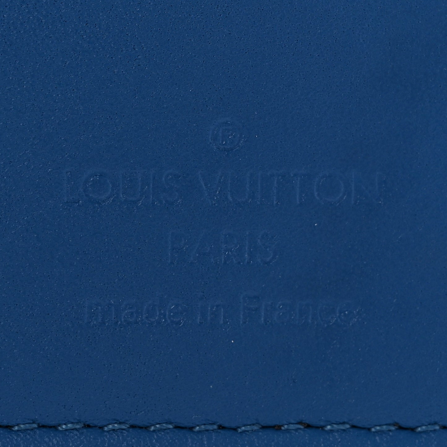 Damier Graphite Pocket Organizer Bleu Neon