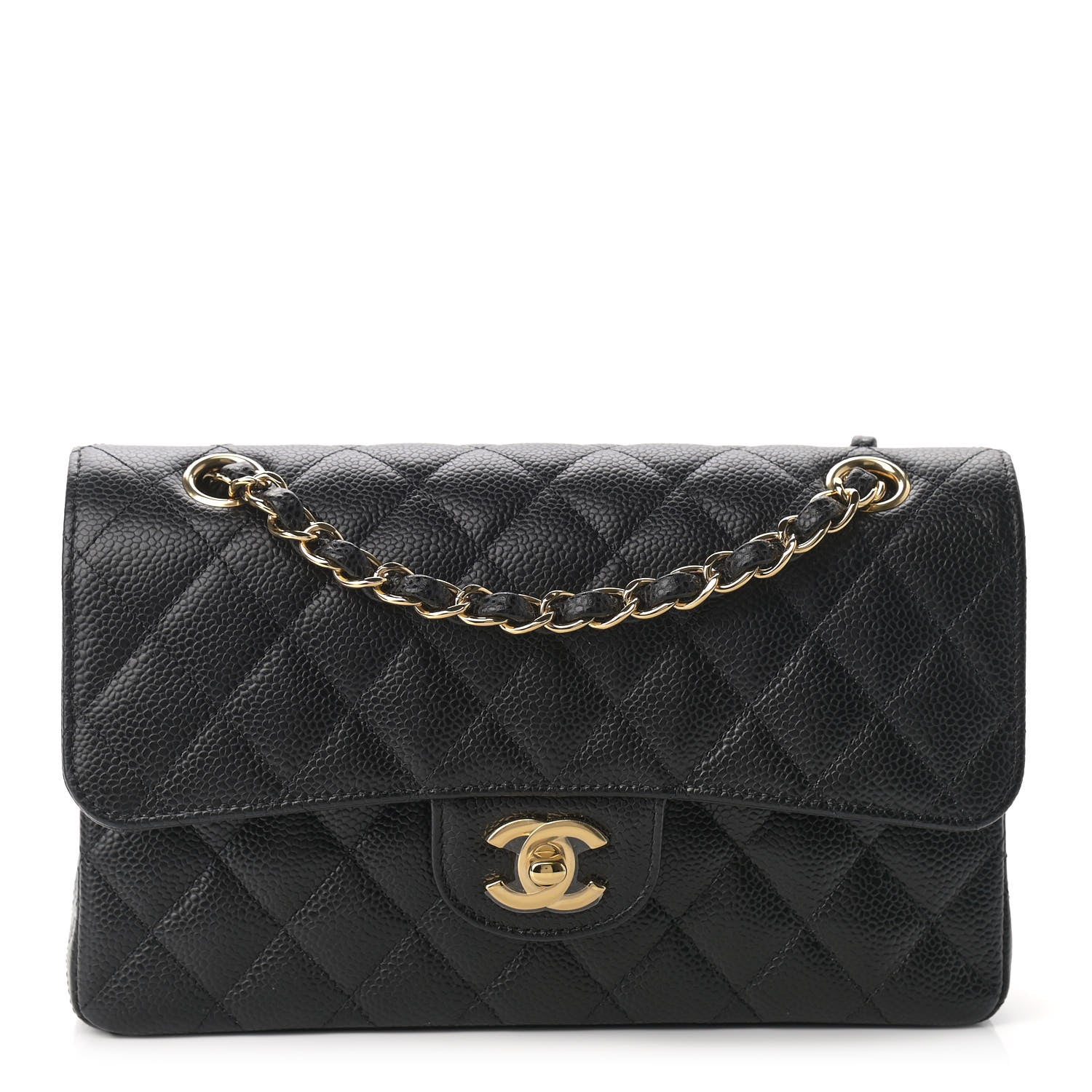 Chanel Caviar Quilted Small Double Flap Black 1 of 9