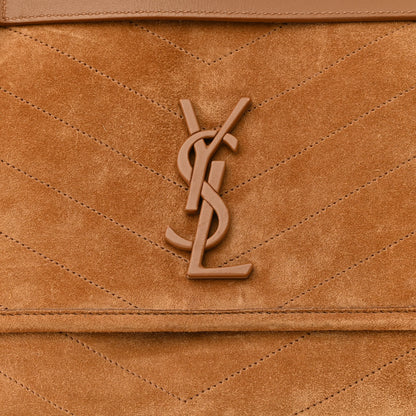 Saint Laurent Suede Monogram Medium Niki Chain Satchel Cinnamon 11 of 18