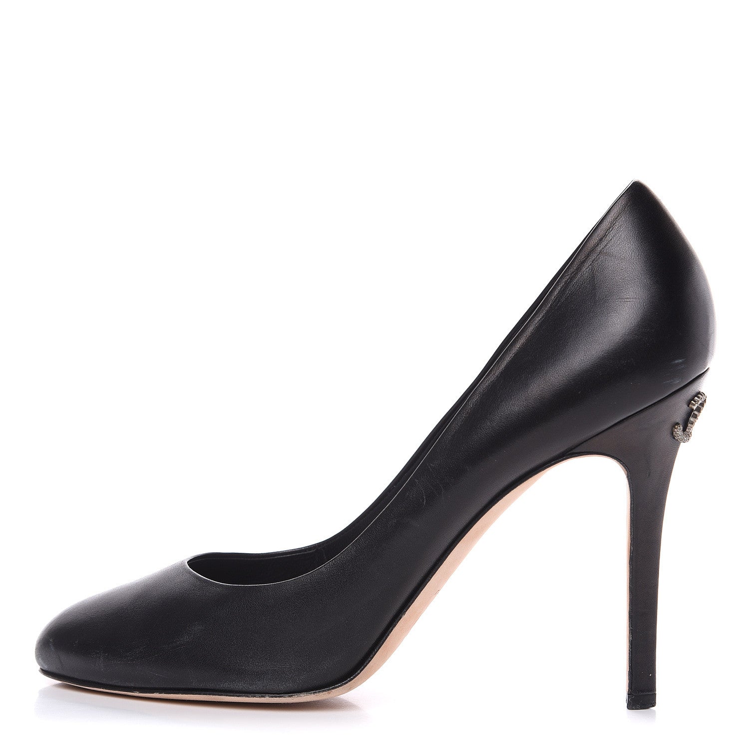 Chanel Lambskin Crystal CC Pumps 41.5 Black 1 of 15