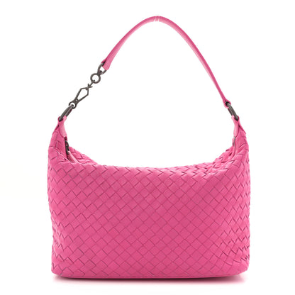 Bottega Veneta Nappa Intrecciato Small Shoulder Bag Rosa Shock 1 of 9