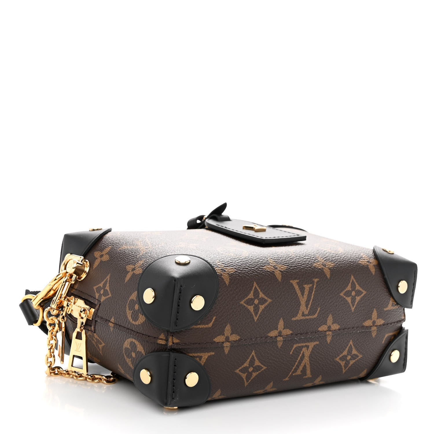 Louis Vuitton Monogram Petite Malle Souple Black 4 of 9