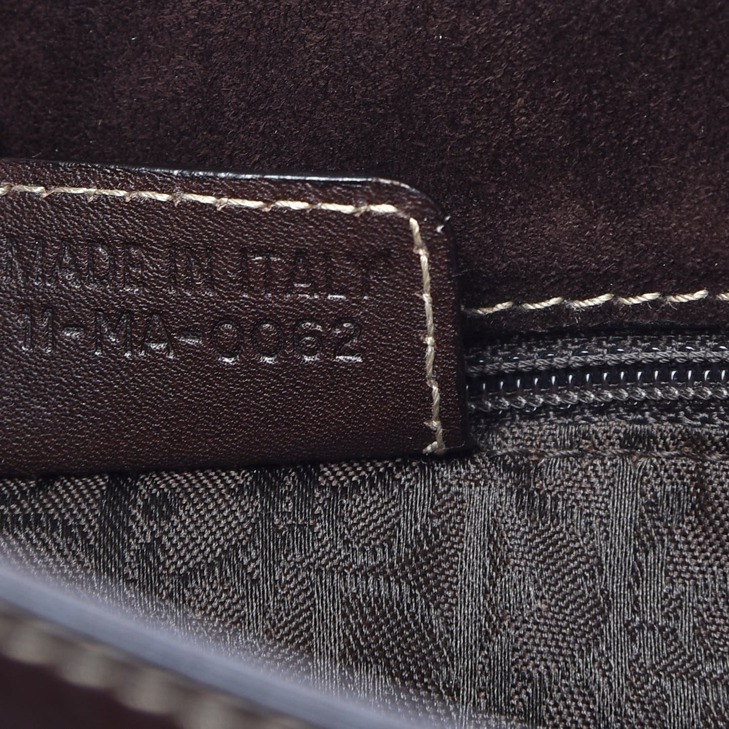 Calfskin Baudrier Saddle Bag Brown