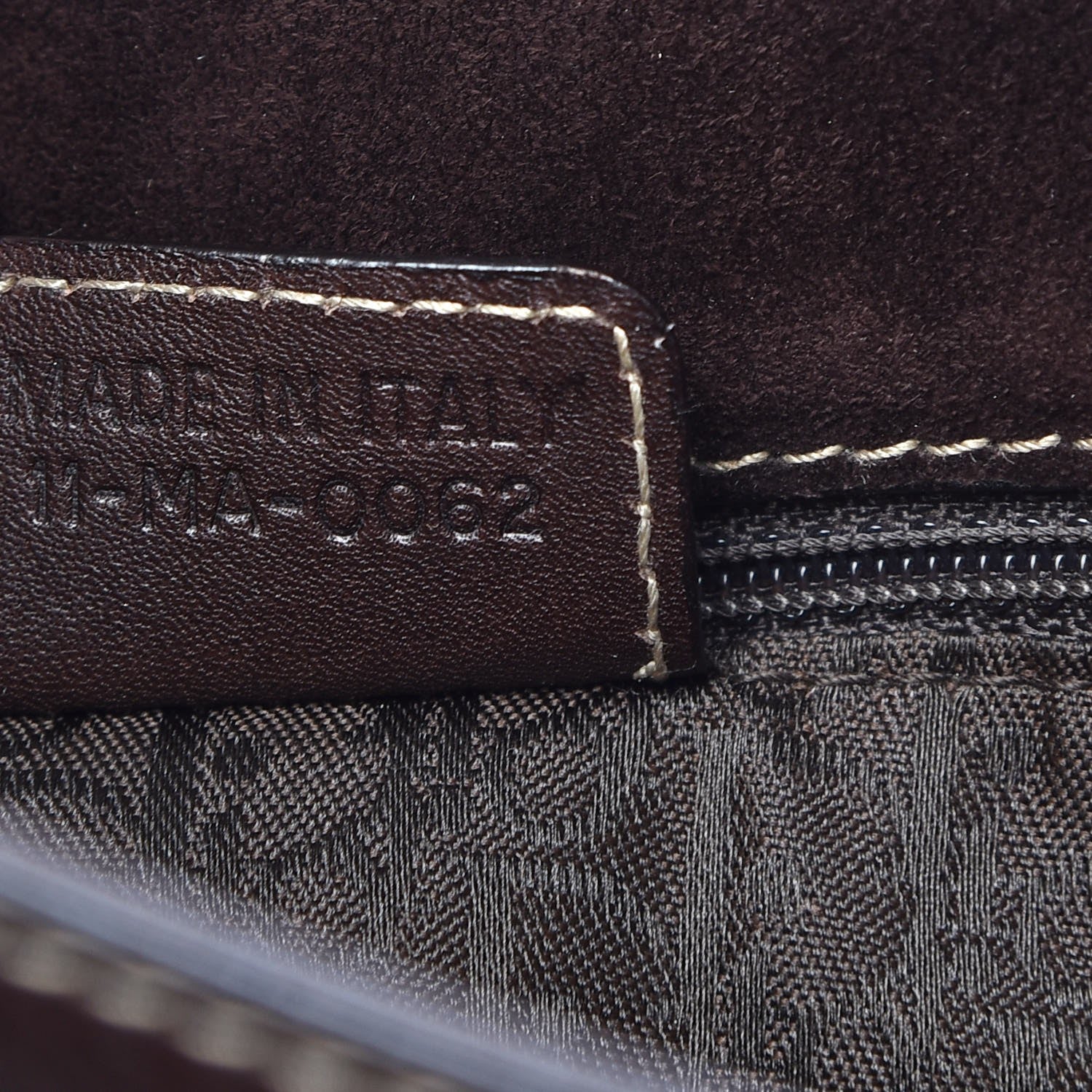 Christian Dior Calfskin Baudrier Saddle Bag Brown 7 of 7