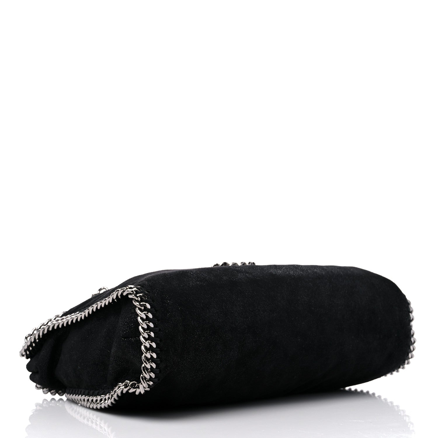 Stella McCartney Shaggy Deer Falabella Fold Over Tote Black 4 of 8