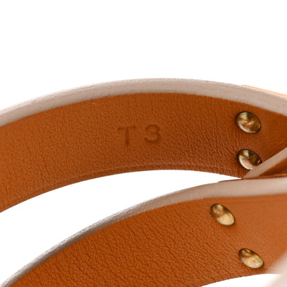 Hermes Swift Kelly Double Tour Bracelet Mauve Pale 6 of 7