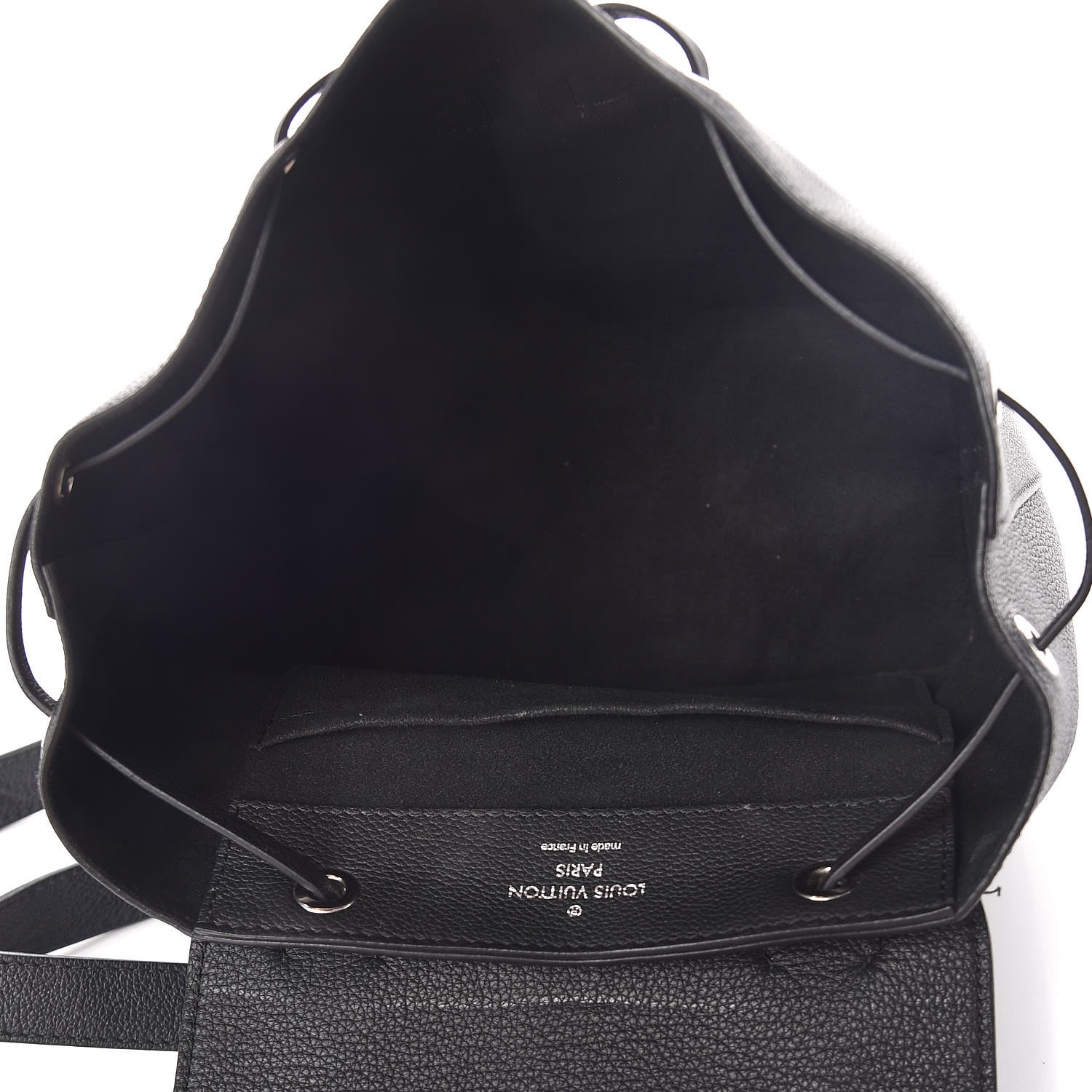 Louis Vuitton Calfskin Lockme Backpack Black 5 of 9