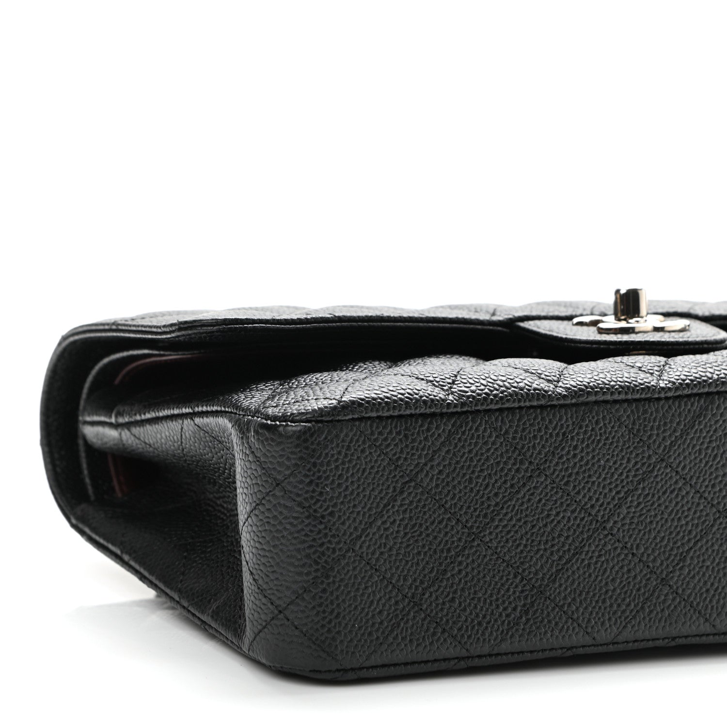 Chanel Caviar Quilted Medium Double Flap Black 9 of 11