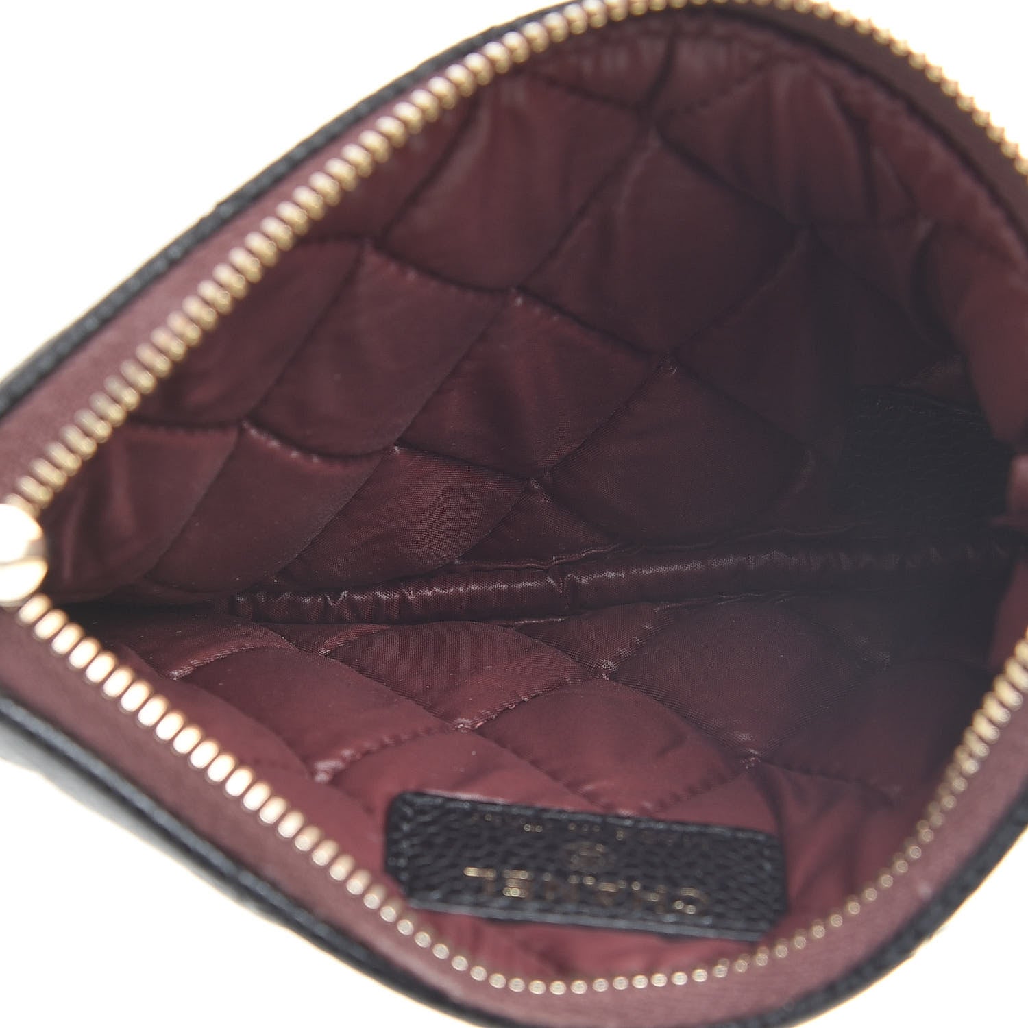 Chanel Caviar Quilted Small Cosmetic Case Black 5 of 7