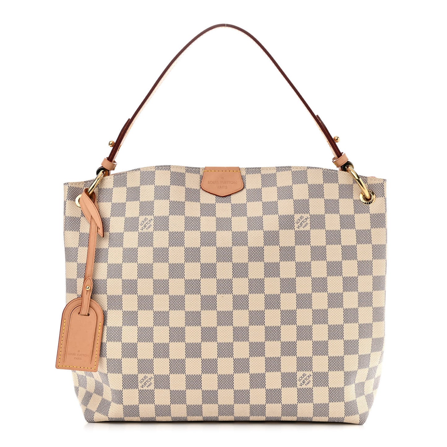 Damier Azur Graceful PM Rose Ballerine