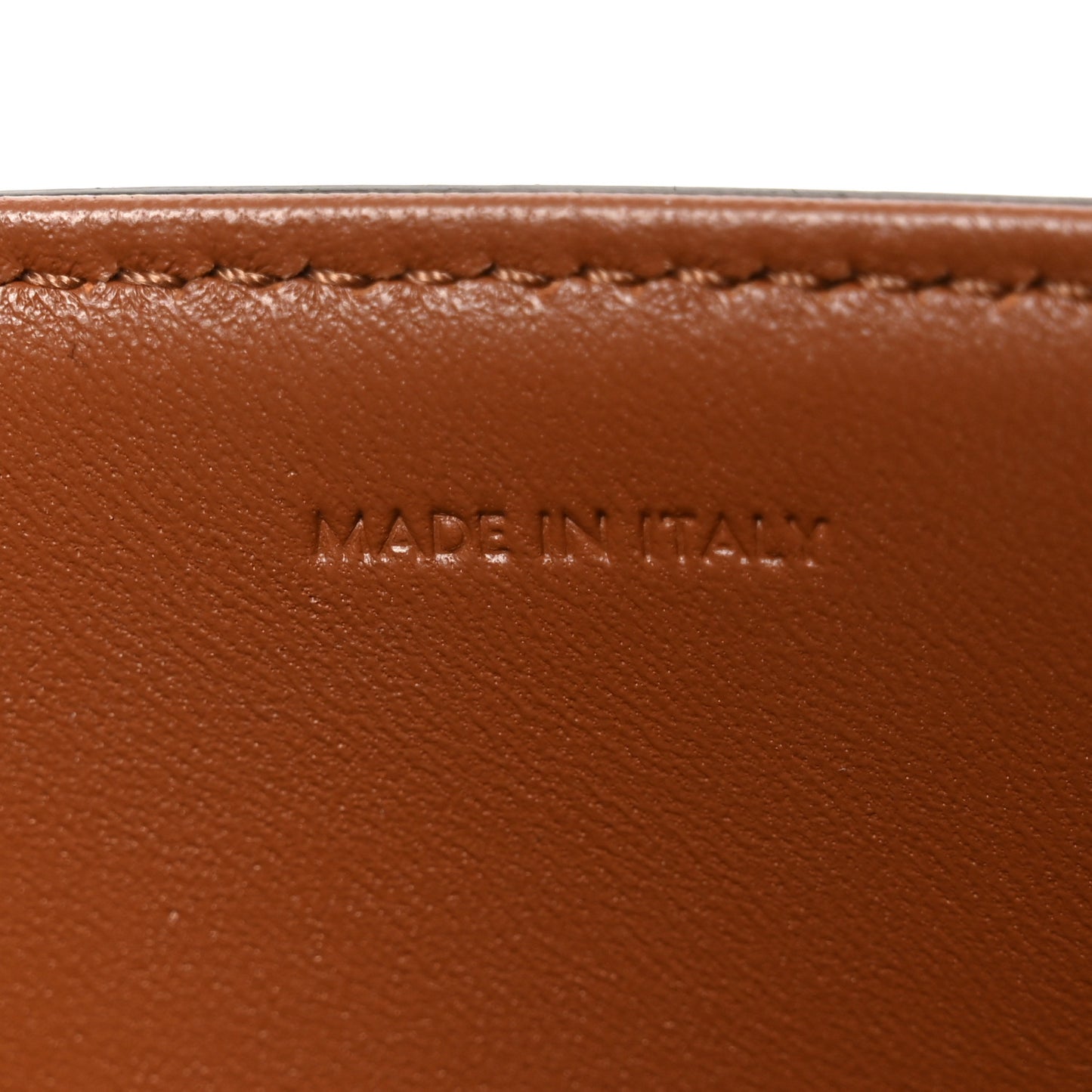 Natural Calfskin Medium Triomphe Tan